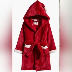 Nordstrom Petit Lem Kids' Scarlet Hooded Plush Robe